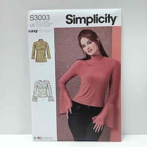 Simplicity Patterns Tops: S3003 Misses Knit Tops