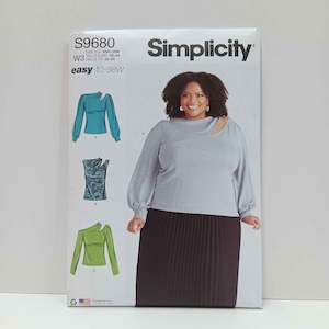 Simplicity Patterns Tops: S9680 Women's Knit Tops
