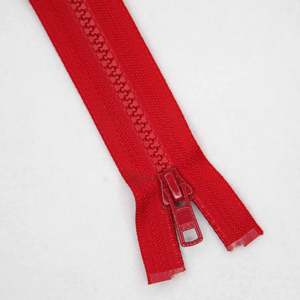 Haberdashery: Zips - Open Ended - Redglow