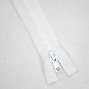 Haberdashery: Zips - Open Ended - White