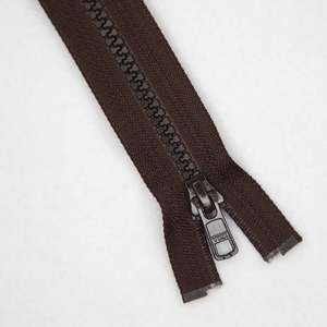 Haberdashery: Zips - Open Ended - Walnut