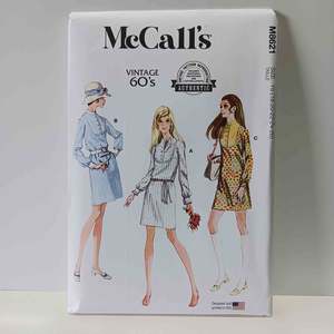 Mccalls Sewing Patterns: M8621 Vintage Misses Dresses
