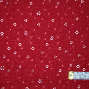 Lynette Anderson Fabrics: Red Velvet - 107 Tiny Flowers