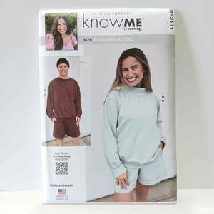 Mccalls Patterns Tops: ME2131 Unisex Sweatshirt and Shorts