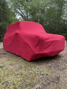 Classic Mini Indoor Car Cover - Red Cotton