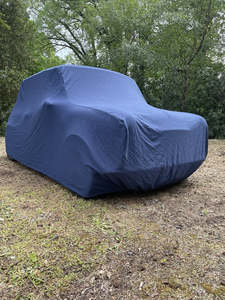Classic Mini Indoor Car Cover - Dark Blue Cotton