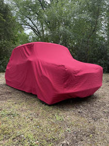 Classic Mini Indoor Car Cover - Burgundy Red