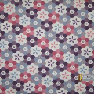Craft Cotton Fabrics: Fairy Garden - Hexagon Multi