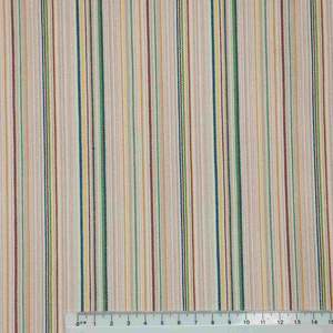 Fabric New Arrivals: Gael Cotton Stripe - Greens