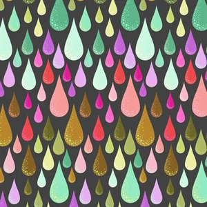 Craft Cotton Fabrics: Prince Charming - Dew Drop - Licorice