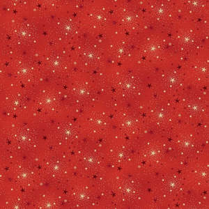 Craft Cotton Fabrics: Adorn Sparkle - Red