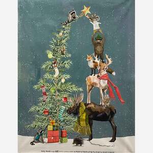 Craft Cotton Fabrics: Holly Woods - Panel