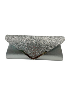 Curvy Plus Bianca - Evening Glitter Clutch Bag