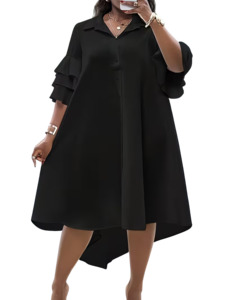 Plus Size Dress Vina - Midi Dress