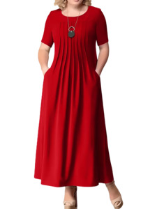 Womens Plus Size Clothing: Plus Size Dress Roshin - Long Dress