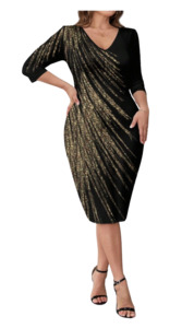 Plus Size Dress Nelia - Midi Dress