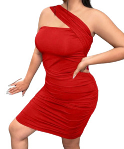 Clearance: Plus Size Dress Susana - Short Dress
