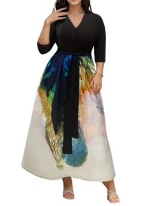 Ball Dresses: Plus Size Dress Delara - Ball Dress