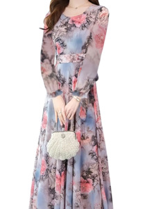 Womens Plus Size Clothing: Plus Size Dress Venice - Shirred Dress