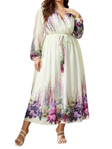 Womens Plus Size Clothing: Plus Size Dress Berna - Long Dress