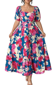 Plus Size Dresses: Plus Size Dress Desiree - Long Dress