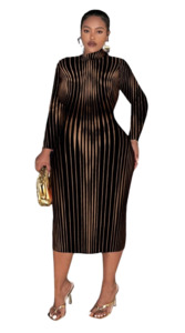 Plus Size Dress Tevita - Long Dress