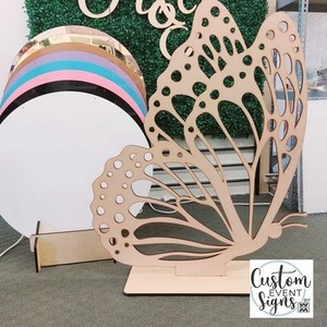 Butterfly Standalone Décor 90cm height - Custom Event Signs