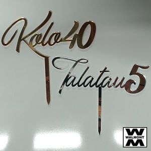 CAKE TOPPER Name and Age - Custom Event Signs