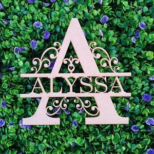 Products: WOODEN NAME IN LETTER - Custom Event Signs