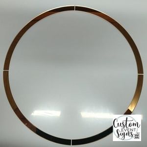 Acrylic Hoop / Circle, sections various sizes and colors - Custom Event Signs
