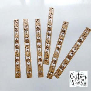 Products: Maori Symbols Decoration strip / bar - Custom Event Signs