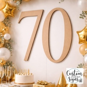 Products: MDF Age Numbers – Custom Event Decor for Birthdays & Celebrations - Custom Event Signs