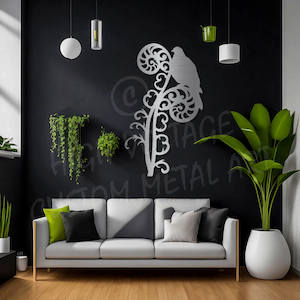 Birds: Kereru On Koru