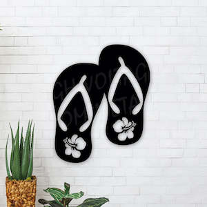 Nature: hibiscus jandals