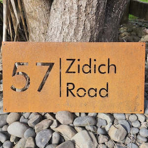 Custom Address Sign