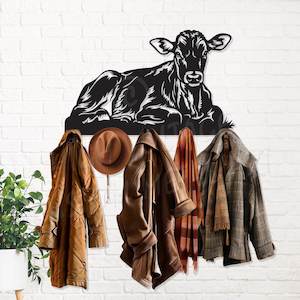 Coat Racks Key Holders Medal Holders: Jersey Cow Coat Rack