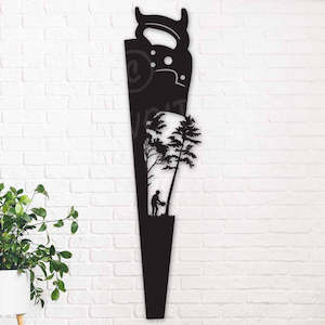 Nature: tree feller saw