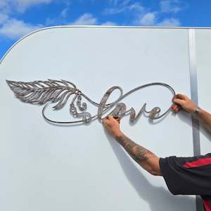 Quotes Words: CRAZY SALE - Love Feather