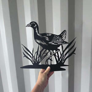 pukeko - matt black
