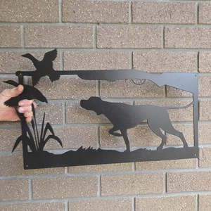 hunting dog - matt black