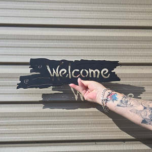 Miscellaneous: welcome log - matt black