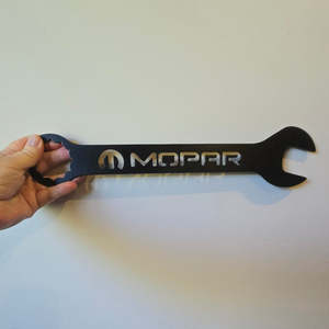 Man Cave Decor: mopar spanner - matt black