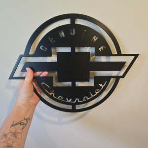 genuine chevrolet - matt black