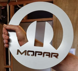 Man Cave Decor: Mopar Logo