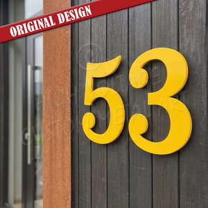 New Designs: Street Numbers