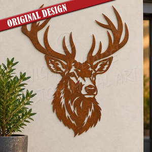 Red Stag Head