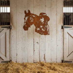 Cowgirl & Horse