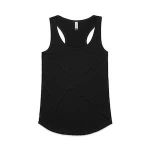 Singlet: Women's AS Colour Yes Racerback Singlet - Black - L