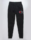 Champion Reverse Weave Big C Chenille Logo Black Mens Sweatpants - XL