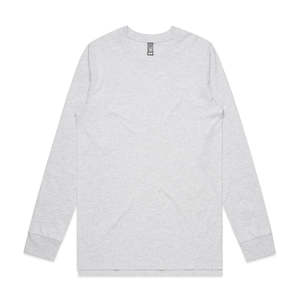 As Colour: AS Colour Base L/S Tee - Ash Heather - 3XL